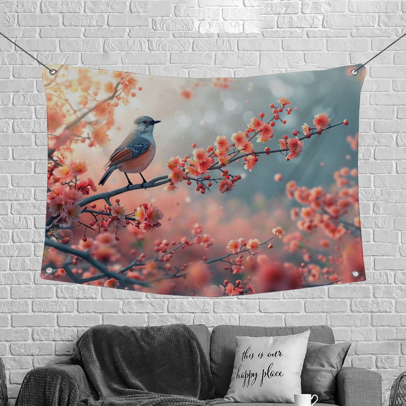Tapisserie en microfibre, H 88 po x l 104 po