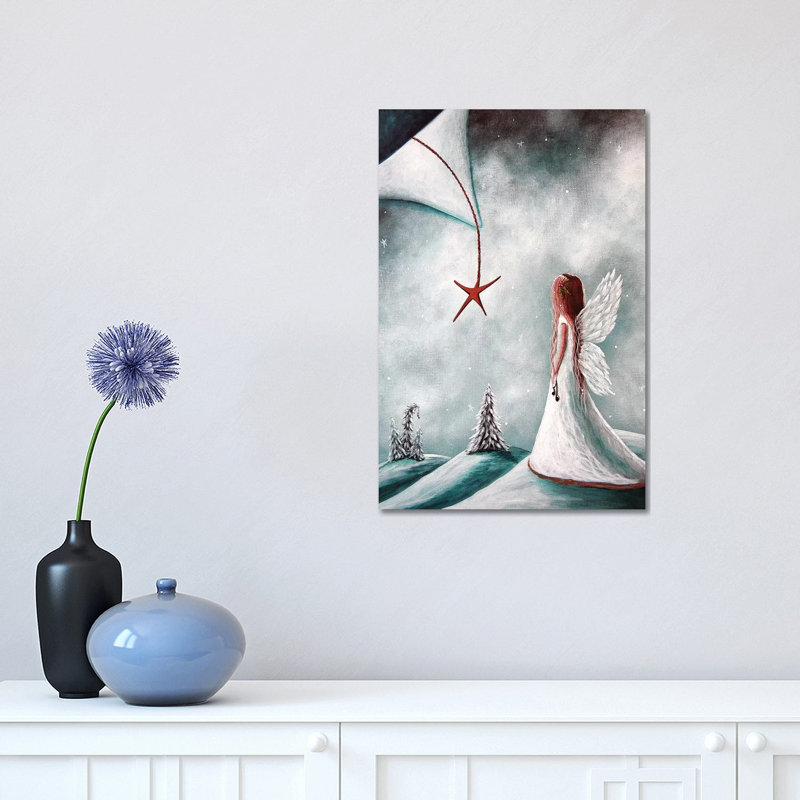 The Christmas Star - Print on Canvas, Wrapped Canvas, 30.48 cm H x 45.72 cm W