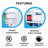 Koolatron 1.7 cu ft Compact Fridge with Freezer (47L), White