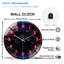 Horloge murale décorative pour horloge murale 12 po