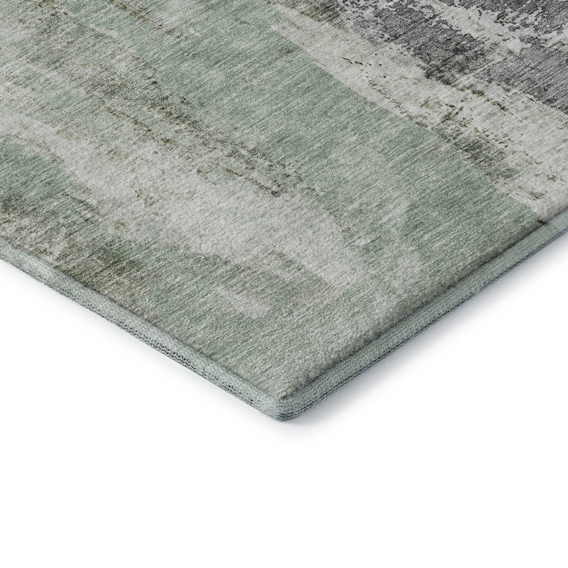 Premium Machine Washable Dahl AMF1076 Abstract Rug, Runner 2'3" x 7'6"