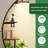 Double Layered Trapezoidal Bookshelf