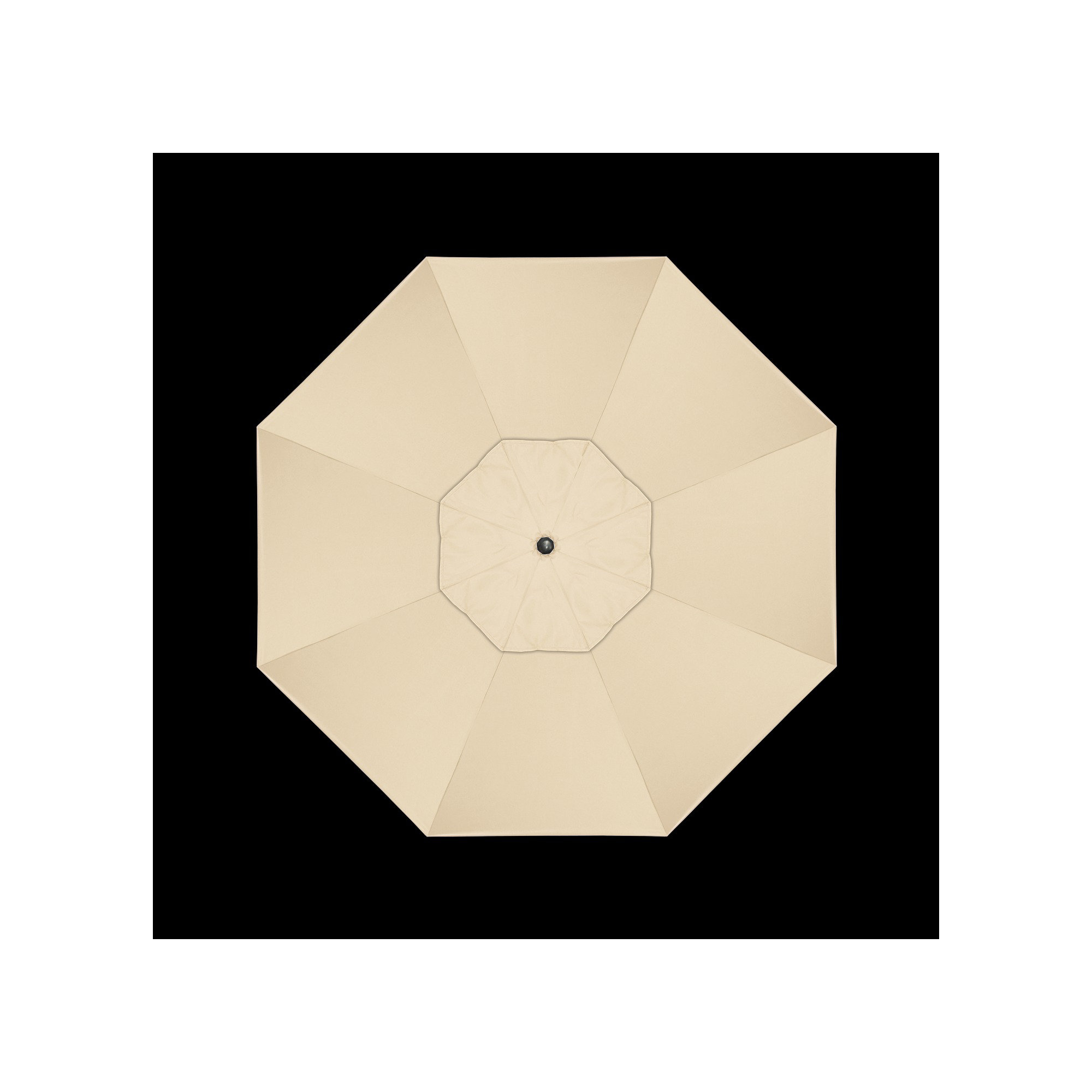 9' Market Sunbrella Umbrella, Antique Beige Sunbrella® Canvas