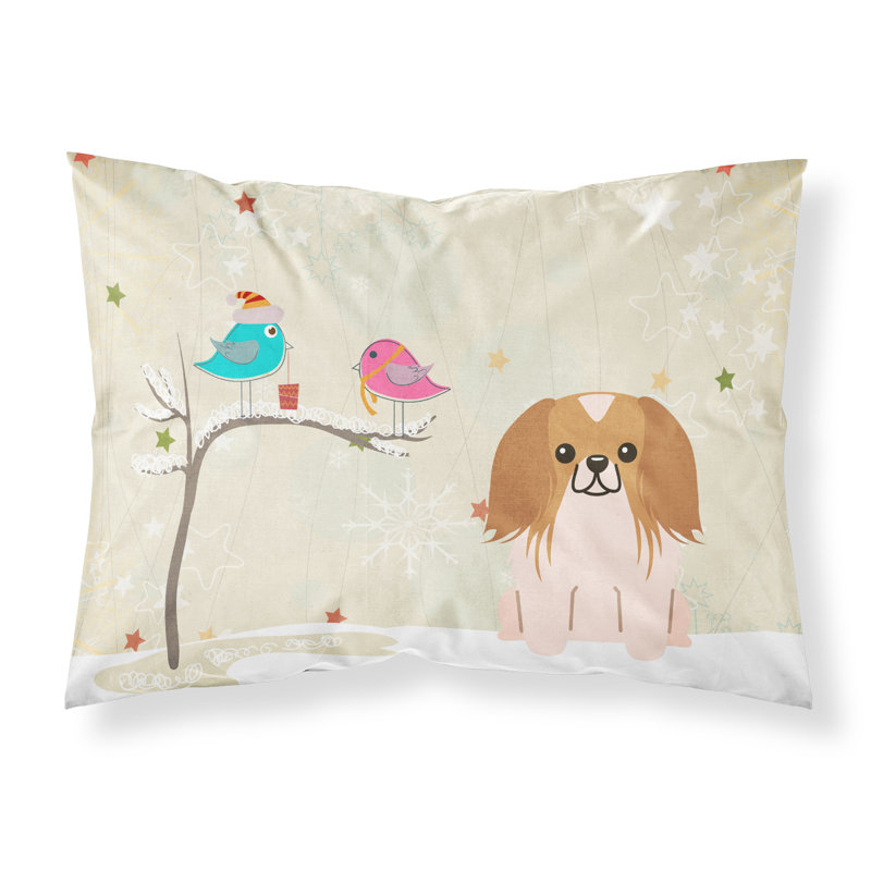 Microfiber, Red White Pekingnese