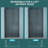 36 - Inch Wide X 72 High Matte Black Fold Shower Door, Bi With Tempered Glass, Water To Defend , Stainless Steel Frame, Reversible Door Opening, 180 Overlapping Angle, Adjustable For Walls 36W 72H,