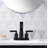 Dayani Two-Handle Centerset Bathroom Faucet with Drain Assembly -Matte Black-58635881