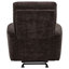 Fauteuil inclinable et oscillant brun foncé Trask