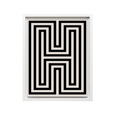 Abstract Letter H