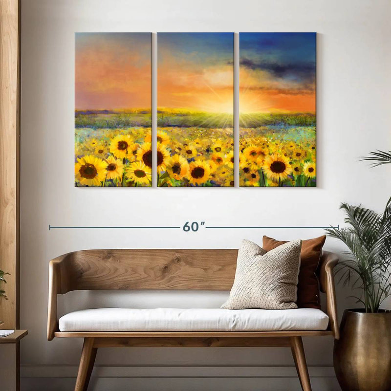 Huile de tournesol Alvord, H 32 po x l 50 po