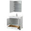 Ensemble de meuble-lavabo simple 36 "avec miroir Deborah-97696937-97696942-97718517