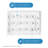 OVE Decors 48" x 34" Rectangle Shower Base Pan, White Acrylic, Hidden Side Drain, Reversible Design