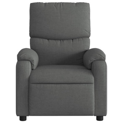 vidaXL 6-Point Massage Recliner Chair for Living Room, Adjustable Back & Footrest, Cup Holder by VidaXL