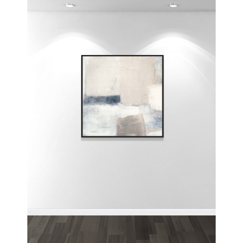 Luccia - Toile à cadre flottant, L 37,5 po x H 37,5 po, Noir