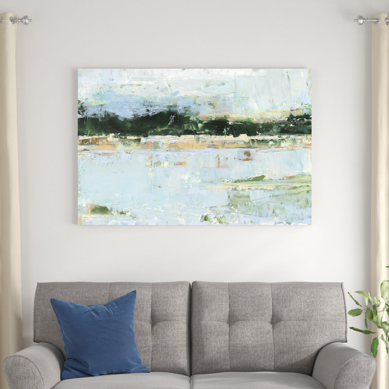 Treeline Waterfront I, H 32 po x l 48 po x P 1,25 po