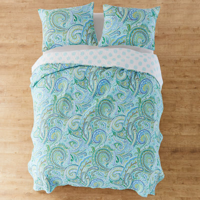 Darjeeling Teal Full/Queen Quilt Set