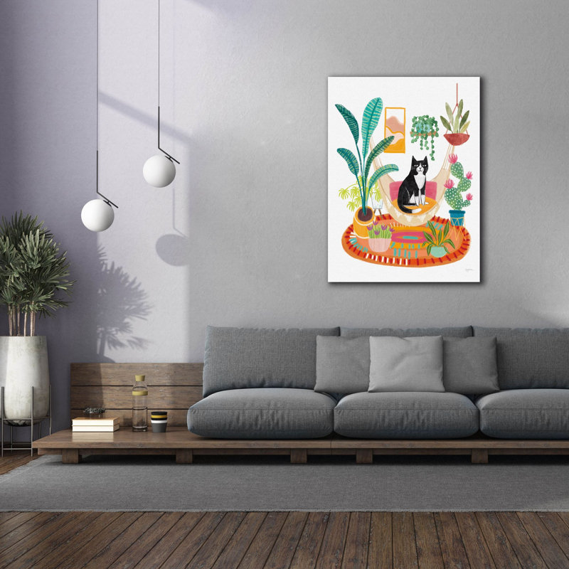 Toile épique «Urban Jungle Spring V2» par Mary Urban, 18 po x 26 po, H 54 po x l 40 po x P 1,5 po