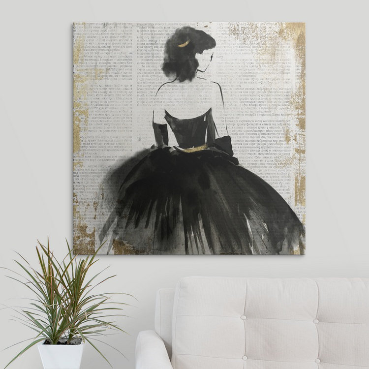 Lady Lady par Ainara, impression sur toile, H 48 po x l 48 po x P 1,5 po
