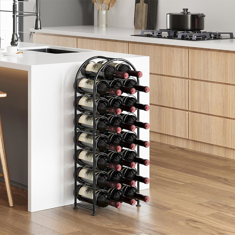 Wine Bottle Rack Black