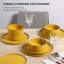  Service de table en grès 12 pièces Sleek Line - Service pour 4-407905221
