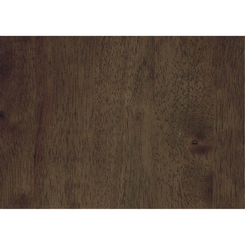 Ensemble de 2 tabourets ronds et pivotants, siège pivotant à 360 degrés en similicuir gris avec garniture cloutée et structure en bois massif à finition brune