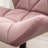 Mauve Diamond Tufted Adjustable Swivel Office Chair-650434884