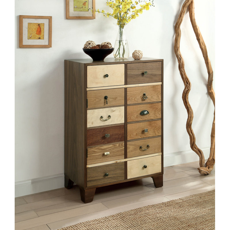 Kiondre Solid Wood Accent Cabinet