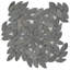 Nature 12x12 Flower Honed Carrara Marble Mosaic Tile-1370873277