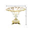 Footed Pedestal Bowl, Large - 14 X 12 Inches