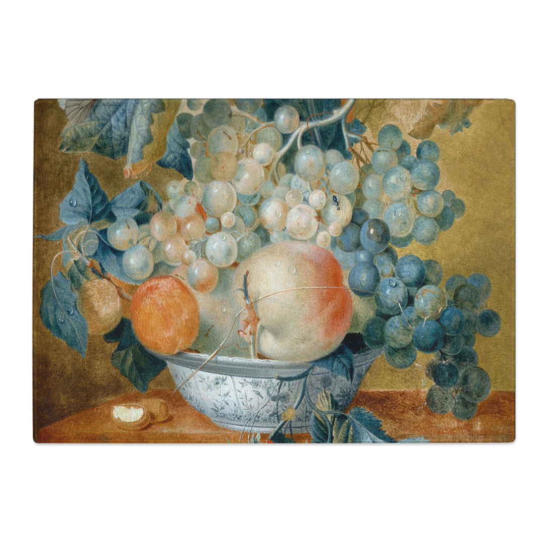 Still Life with Flowers and Fruit Vol.3 by Jan Van Huysum Chopping Board