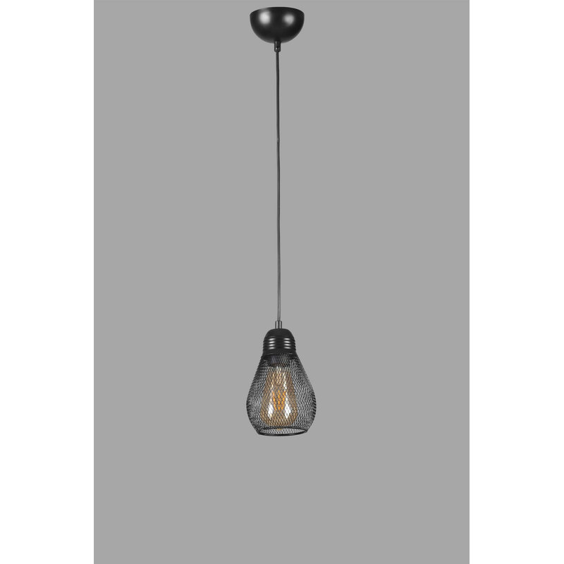 Lustre, Noir, H 27,51 po x l 3,93 po x P 3,93 po