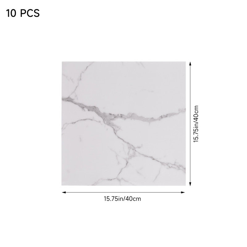 Marble Look Peel and Stick Wallpaper Oil-Proof Fire-Retardant Self-Adhesive Wall Panels