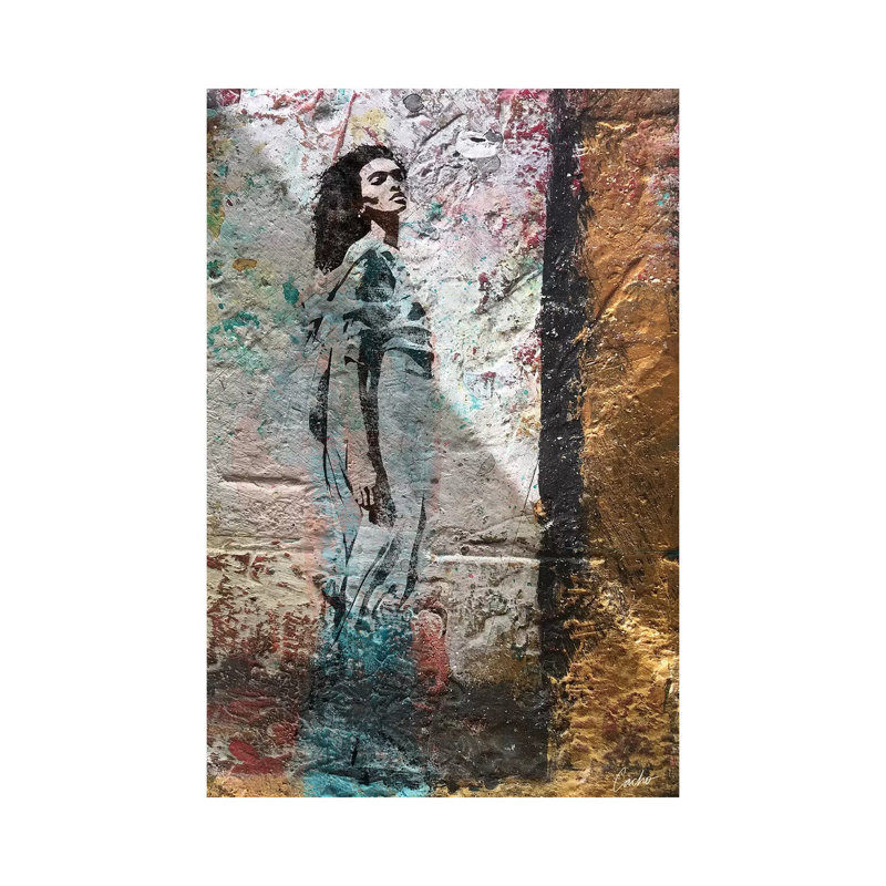 The Sourceress 1 Piece Wrapped Canvas Wall Art, 30.48cm H x 30.48cm W