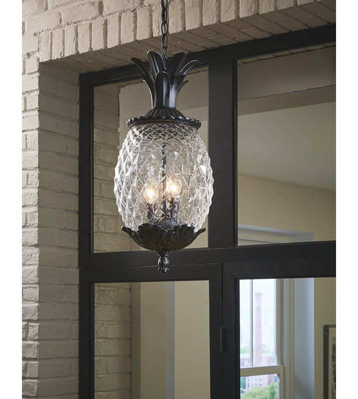 Arlesey 3 - Light Outdoor Pendant, Matte Black