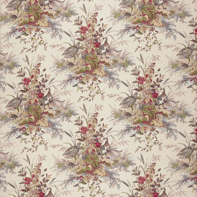 Tissu caille prairie, Hiver