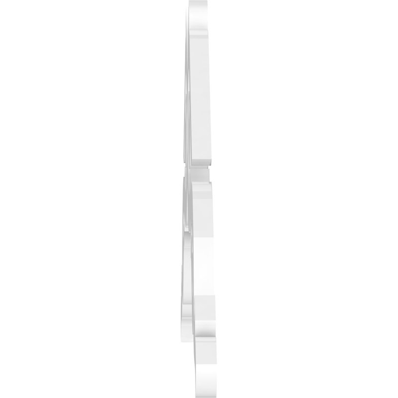 Pignon en PVC de qualité architecturale Rotherham, H 25 po x l 60 po x P 1 po, 9 / 12