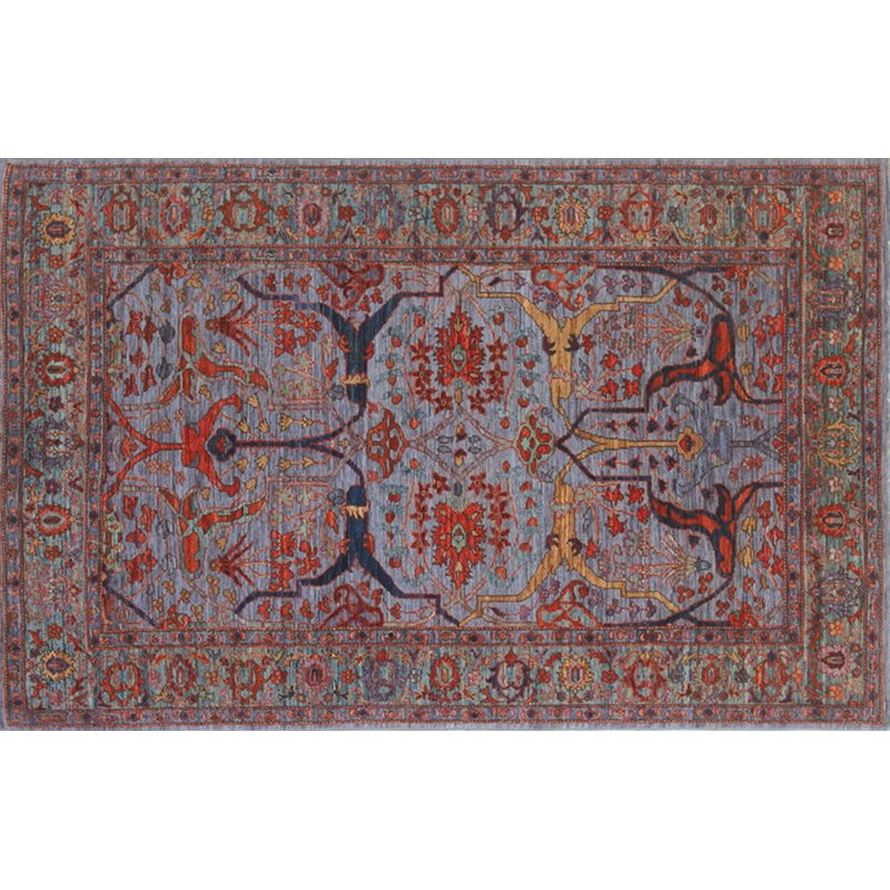 Traditional One-of-a-Kind Rectangle 4' X 6'2" Wool Area Rug