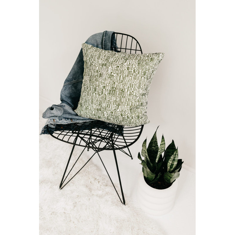 Leucadia Pillow Cover & Insert, 18" H x 18" W, Leucadia Cereus, Square