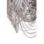 Small Leather Fringe Chandelier w/ Crown-71913479