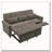 82"Chenille Fabric Pullt Out Sleeper Sofa Bed-508867834