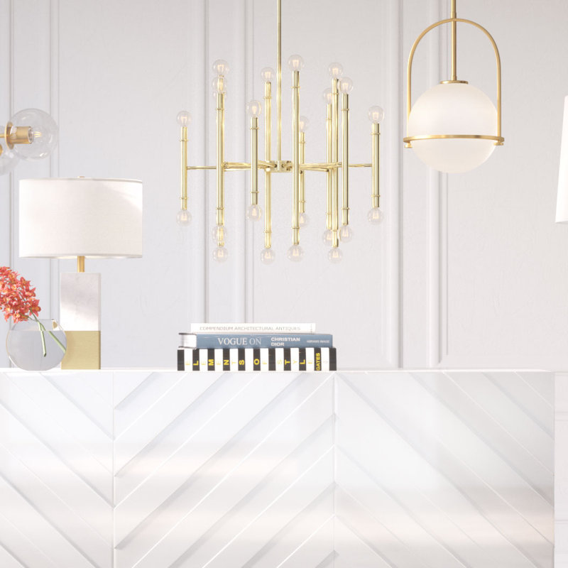 Hammons 24 - Light Sputnik Modern Linear Chandelier