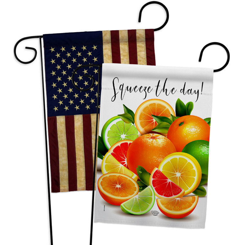 Drapeau de jardin en polyester 18,5 x 13 po Home Decor Home