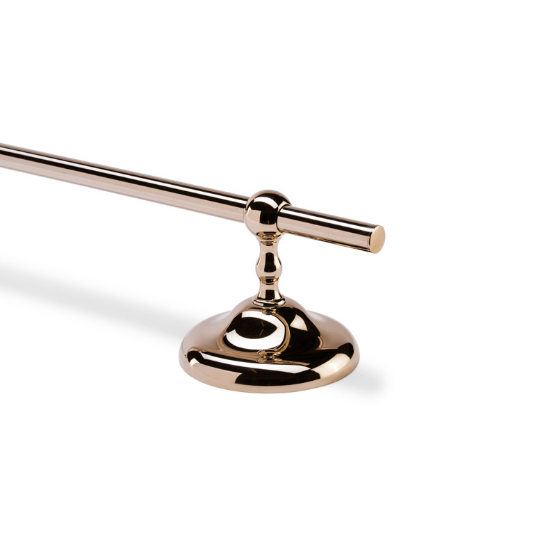 67 cm L Brass 1 - Bar Wall Mounted Towel Bar, Antique Gold