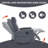 xpiyaer Contemporary Manual Recliner Arm Chair with 360-Degree Swivel and Rocking Function, Classic Gray Fabric-1284302122