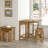 Loveday 2 - Person Pine Solid Wood Top Four Leg Dining Set-795641273-795641279-795641278