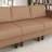 Commercial Modular Armless Middle Chair With Solid Wood Legs-202021492