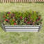 Lit de jardin surélevé en métal, pot de fleurs rectangulaire surélevé 4 × 2 × 1 pi pour plantes, légumes et herbes-1719128943