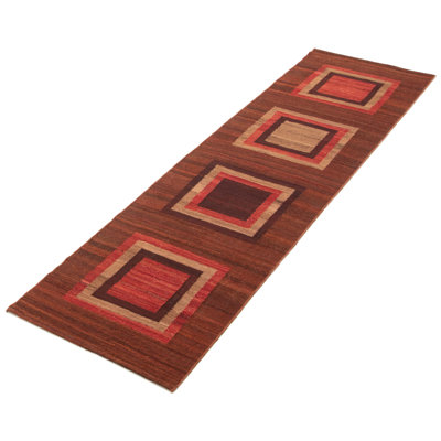Natural Brown Tapestry Kilim 2'6" x 9'10"