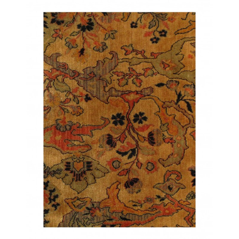 Signe Wool Oriental Area Rug in Brown