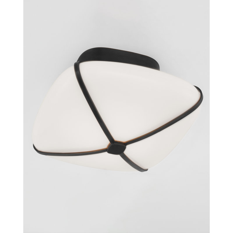 Fondant 1 - Light LED Flush Mount, Gun Metal