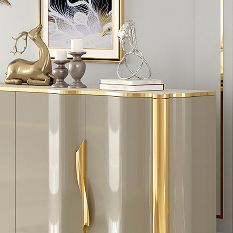 Armoire d'entrée moderne et luxueuse, Vert